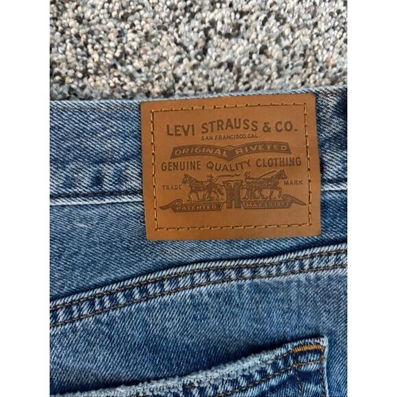 ❤️Levi’s NWT Iconic Long Contrast Denim Skirt - Picture 12 of 13